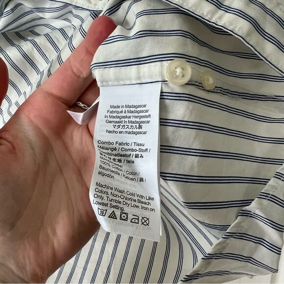 NEW J. Crew Men's Tall Secret Wash Cotton Poplin Button Down Shirt - Picture 5 of 5